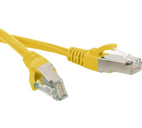 Патч-корд Hyperline PC-LPM-SFTP-RJ45-RJ45-C5e-10M-LSZH-YL Патч-корд Hyperline PC-LPM-SFTP-RJ45-RJ45-C5e-10M-LSZH-YL