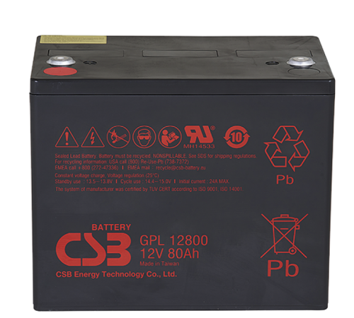 Аккумулятор CSB 12V 80Ah (GPL12800)