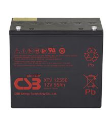 Аккумулятор CSB 12V 55Ah (XTV12550)