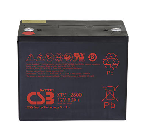 Аккумулятор CSB 12V 80Ah (XTV12800)