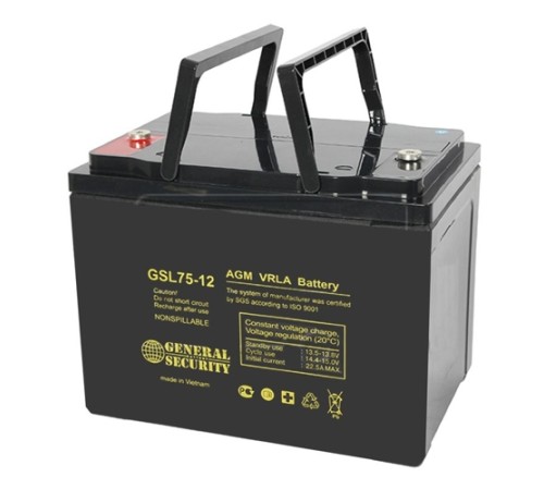 Аккумулятор General Security 12V 75Ah (GSL75-12Н)