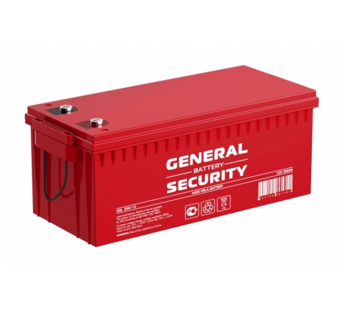 Аккумулятор General Security 12V 200Ah (GSL200-12)