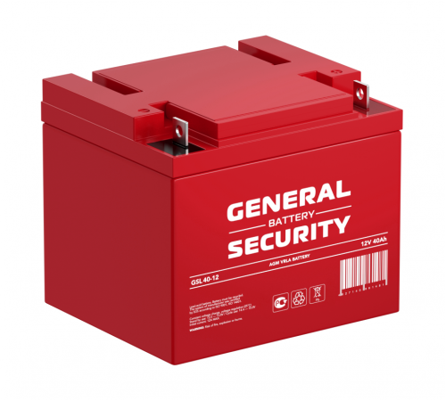 Аккумулятор General Security 12V 40Ah (GSL40-12)