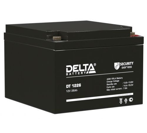 Аккумулятор Delta 12V 26Ah (DT 1226)