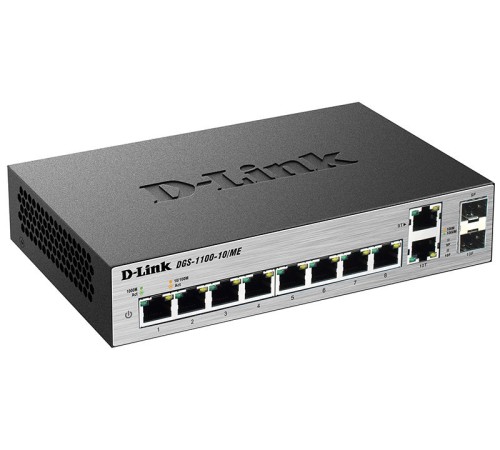 Коммутатор D-Link DGS-1100-10MPPV2 (DGS-1100-10MPPV2/A3A)