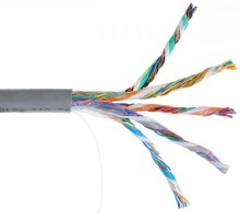 Кабель NETLAN EC-UU025-5-PVC-GY-3