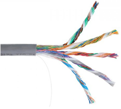 Кабель NETLAN EC-UU025-5-PVC-GY-3