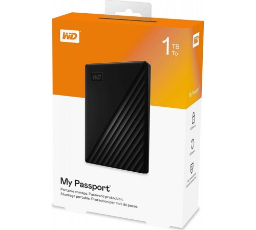 Жесткий диск Western Digital Original USB 3.0 1Tb (WDBYVG0010BBK-WESN)
