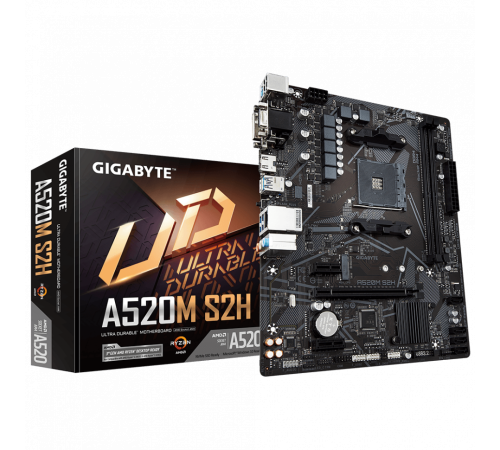 Материнская плата Gigabyte A520M S2H