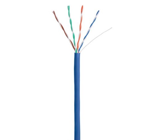 Кабель NETLAN CCA-UU004-5E-PVC-BL