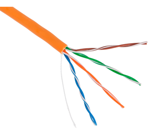 Кабель NETLAN EC-UU004-5E-LSZH-OR