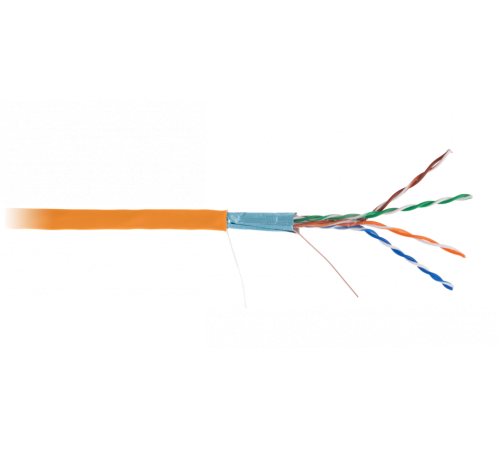 Кабель NETLAN EC-UF004-5E-LSZH-OR