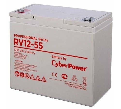 Аккумулятор Cyberpower 12V 60Ah (RV 12-55) Аккумулятор Cyberpower 12V 60Ah (RV 12-55)