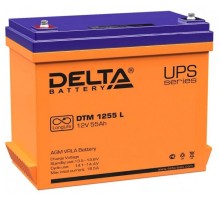 Аккумулятор Delta 12V 55Ah (DTM 1255 L)