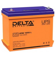 Аккумулятор Delta 12V 55Ah (DTM 1255 L)