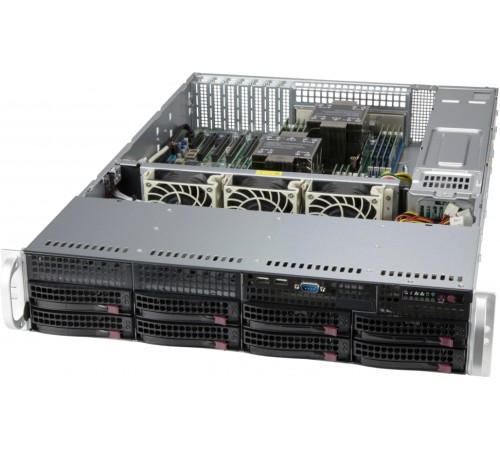 Серверная платформа Supermicro CSE-825BTQC-R1K23LPB