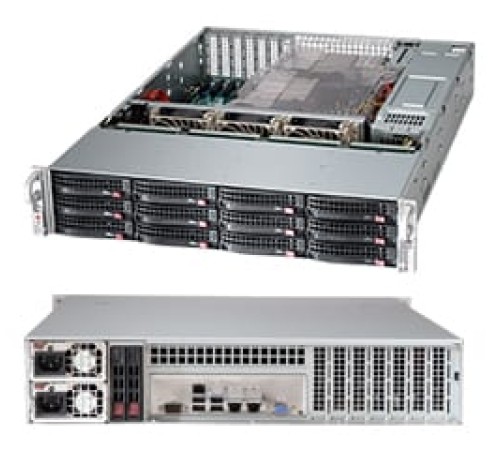 Серверная платформа Supermicro CSE-826BAC12-R1K23LPB