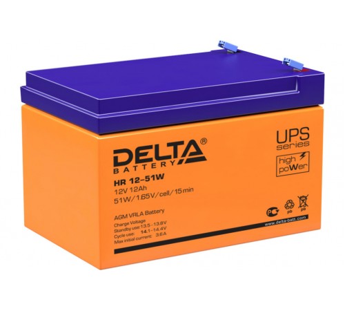 Аккумулятор Delta HR 12-51 W