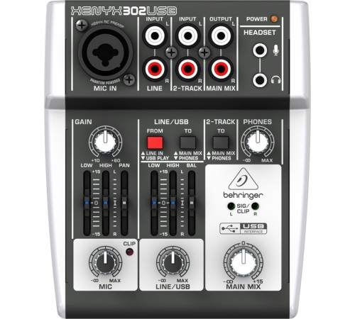 Микшер Behringer 302USB