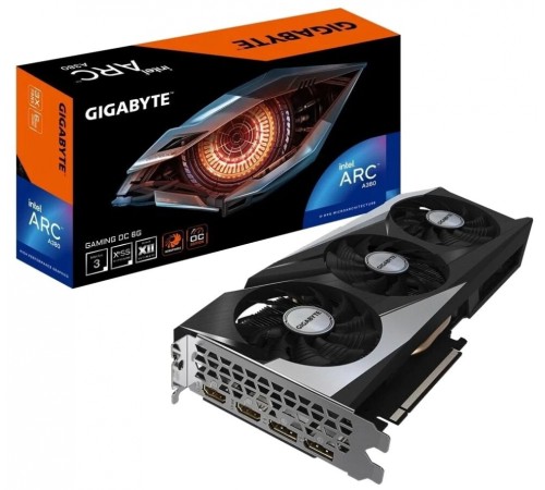 Видеокарта GIGABYTE Intel Arc A380 GAMING OC (GV-IA380GAMING OC-6GD)