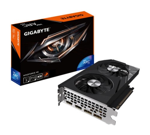 Видеокарта Gigabyte Intel Arc A310 WindForce (GV-IA310WF2-4GD)