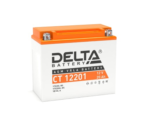 Стартерный аккумулятор Delta Battery CT 12201 3401010030026