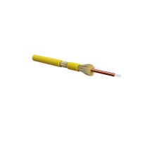Волоконно-оптический кабель Hyperline FO-DT-IN-9S-12-LSZH-YL