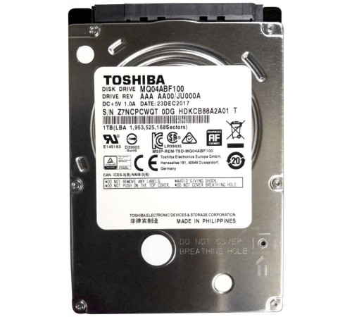 Жёсткий диск Toshiba MQ04ABF100