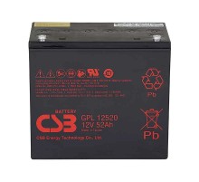 Аккумулятор CSB 12V 52Ah (GPL12520)