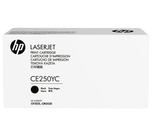 Картридж HP CE250YC (504Y) черный