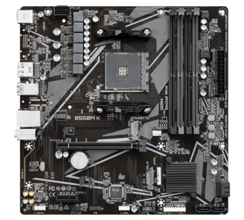 Материнская плата Gigabyte B550M K