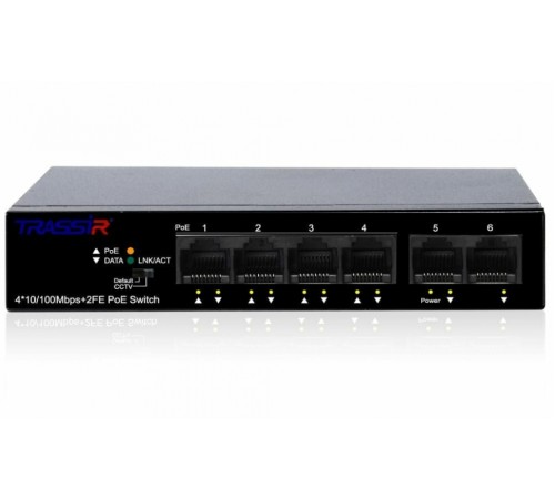 Коммутатор Trassir TR-NS1106-60-4POE