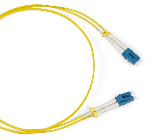 Патч-корд волоконно-оптический (шнур) Hyperline FC-D2-9-LC/AR-LC/UR-H-2M-LSZH-YL