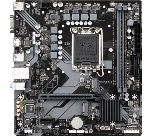 Материнская плата Gigabyte B760M H DDR4