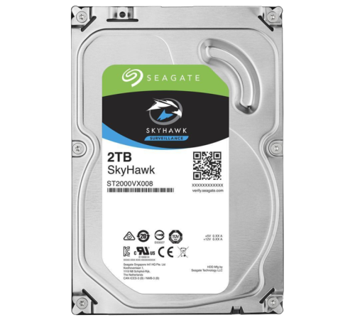 Жёсткий диск Seagate 2Tb SkyHawk (ST2000VX017)