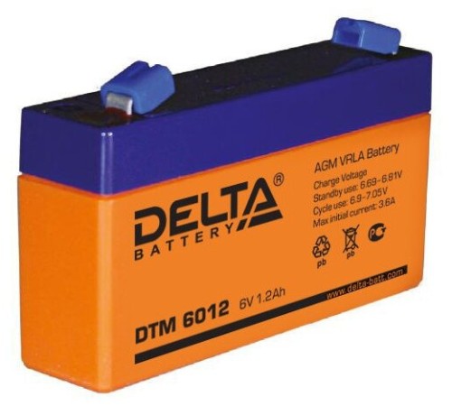 Аккумулятор Delta DTM 6012