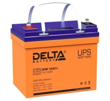 Аккумулятор Delta 12V 33Ah (DTM 1233 L)