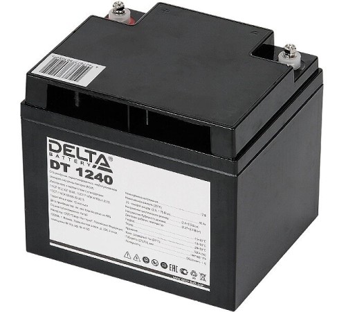 Аккумулятор Delta 12V 40Ah (DT 1240)