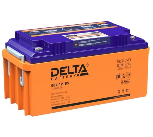 Аккумулятор Delta 12V 65Ah (GEL 12-65)