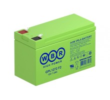 Аккумулятор WBR 12V 7,2Ah (GPL1272 F2)
