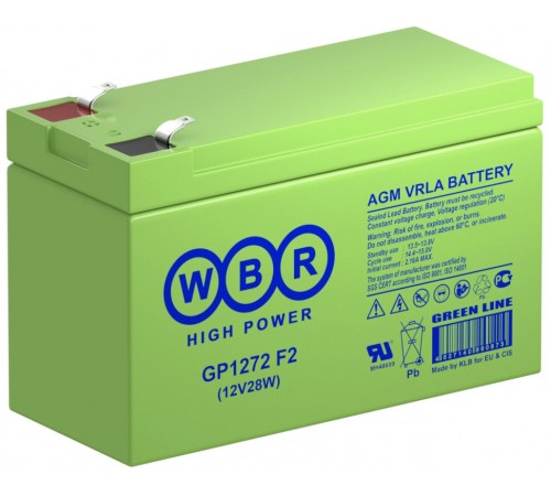 Аккумулятор WBR 12V 28Вт/Эл (GP1272 F2 (12V28W))