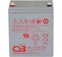 Аккумулятор CSB 12V 25Вт/Эл (HRL1225W F2 FR)