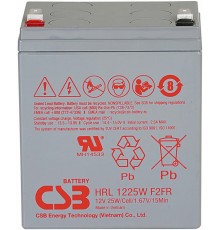 Аккумулятор CSB 12V 25Вт/Эл (HRL1225W F2 FR)