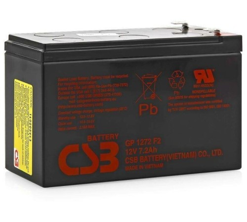 Аккумулятор CSB 12V 24,5Вт/Эл (GP1272 F2 (12V25W) )