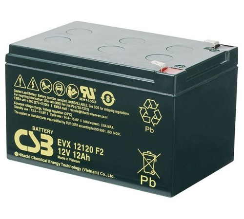 Аккумулятор CSB 12V 12Ah (EVX12120 F2)
