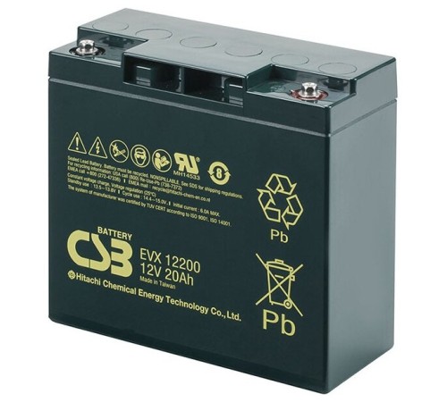 Аккумулятор CSB 12V 20Ah (EVX12200)