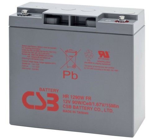 Аккумулятор CSB 12V 90Вт/Эл (HR1290W FR)