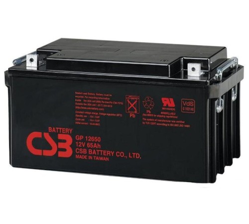 Аккумулятор CSB 12V 65Ah (EVX12650)