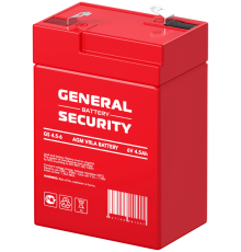 Аккумулятор General Security 6V 4,5Ah (GS4.5-6)