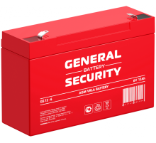 Аккумулятор General Security 6V 12Ah (GS12-6)